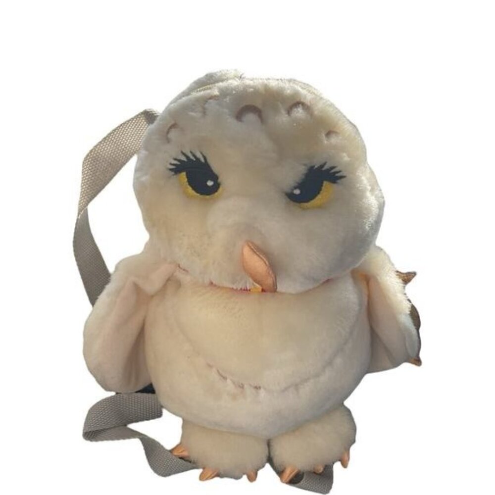 Wizarding World of Harry Potter Hedwig Owl Plush Animal Backpack 8"